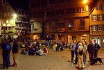 Jochen Mensing: T�binger Livenacht am 12.5.2001, Verschnaufpause am Markt