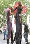Jochen Mensing: Elfen von L'Etre Ouvert aus Aix beim umbrisch-provencalischen Markt Sept.2002