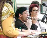 Jochen Mensing: Bomba Limon am 1. Mai 2004 auf dem Marktplatz