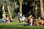 Jochen Mensing: Maiabend im Alten Botanischen Garten in T&uuml;bingen