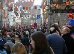 Jochen Mensing: Der Narrenumzug in der Jakobsgasse am 11.2.2001