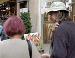 Jochen Mensing: Umbrisch-Provencalischer Markt 2003. Kunstmaler Juri Platon