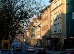 Jochen Mensing: Die Wilhelmstra�e in T�bingen, November 2000, nach dem gro�en Umbau